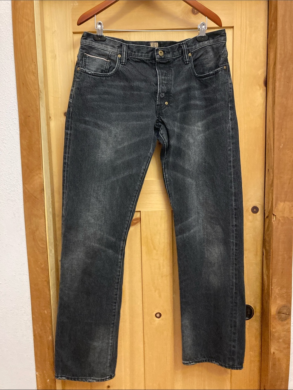 PRPS Men's Barracuda Fit Black Washed Straight Jeans